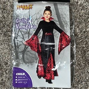 Spirit Halloween Children’s Gothic Vampira Costume Size 4-6years